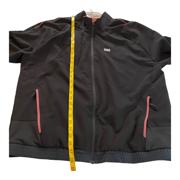 Figs Technical Collection Jacket Front Zip Black with Pink Detail XXL - Picture 5 of 15